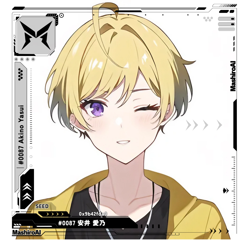 MashiroAI #0087 Akino Yasui 安井 愛乃